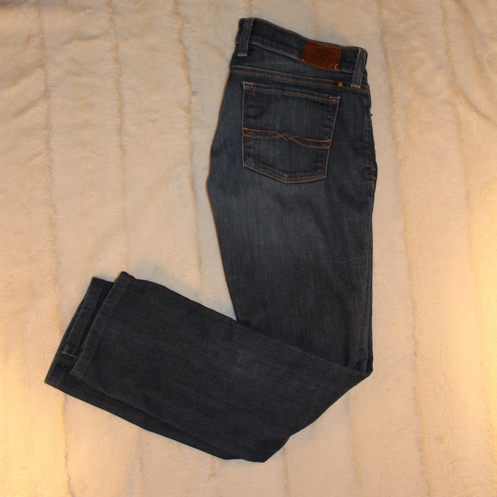 Straight leg jeans